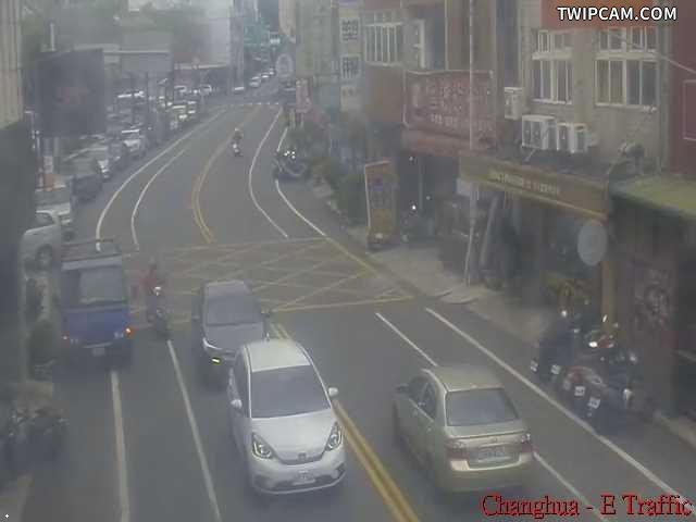 彰化縣道路 鹿港鎮彰鹿路七段與復興路路口 氣溫22.4℃