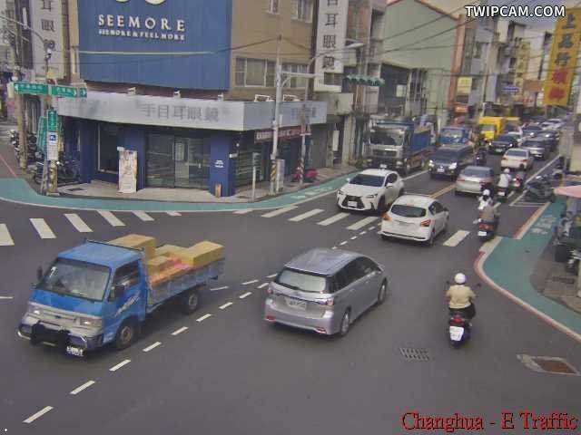 彰化縣道路 彰化市中華路與中正路口  (世曦--類比) 距離1.5公里
