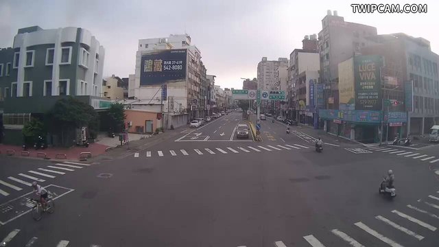 新竹市道路 西大路與竹光路(西大路往西)
