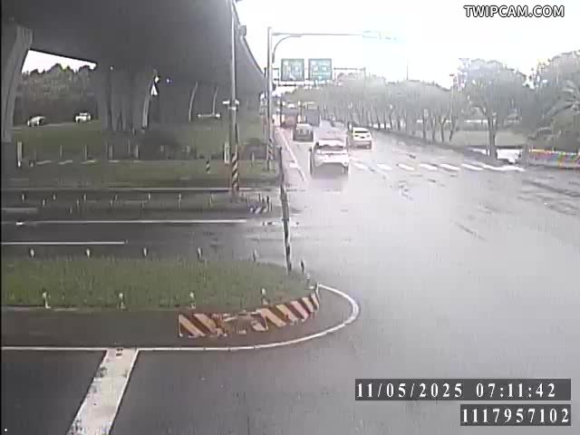 宜蘭縣道路 國5交流道沿線 壯圍鄉191線、縣民大道路口-4(4)-全景(北上) 距離2.2公里