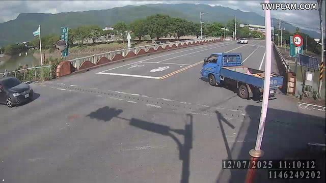 宜蘭縣道路 191甲縣道 頭城鎮中崙橋南端(5)-路口全景(往北) 距離3.8公里