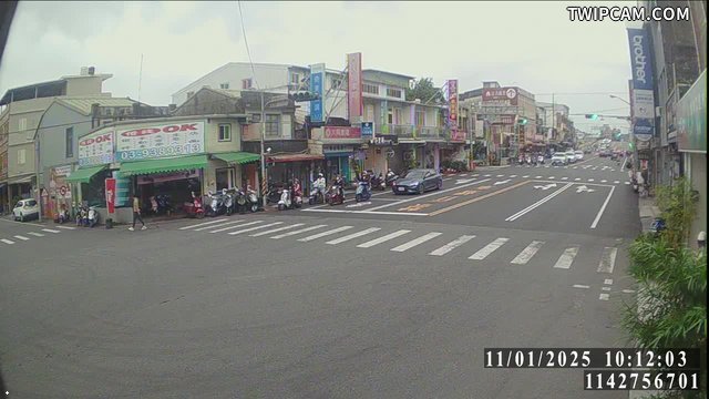 宜蘭縣道路 192、192甲縣道 宜蘭市中山路五段、大福路一段口(5)-全景(往宜蘭橋方向) 距離2公尺