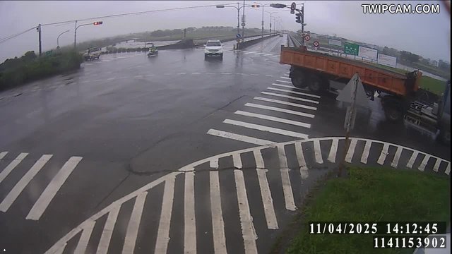 宜蘭縣道路 196縣道 羅東鎮河濱路、復興路三段口(歪仔歪橋)-1(3)-全景(往三星) 距離2.7公里