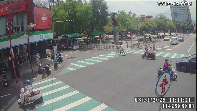 宜蘭縣道路 羅東夜市 羅東鎮興東路、民生路口(5)-全景(往中山公園)