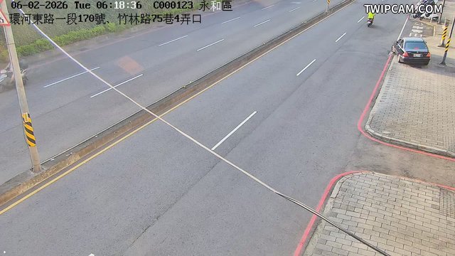 新北市道路 永和區環河東路一段170號、竹林路75巷4弄口 距離1.2公里