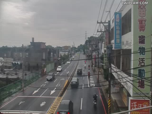 新北市道路 八里區龍米路一段65巷口(西側號誌桿上) 距離2.2公里