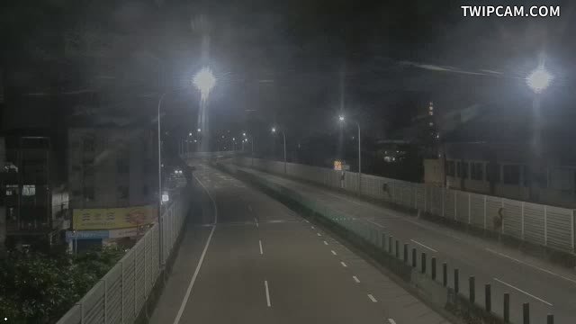 新北市道路 新莊區台1高架，化成路上方門架 氣溫22℃