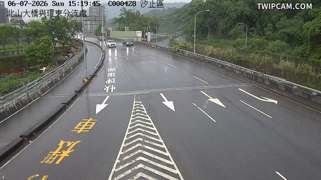 新北市道路 北山大橋與環東分流處 距離865公尺