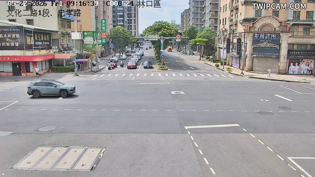 新北市道路 文化二路1段、忠孝路 距離955公尺