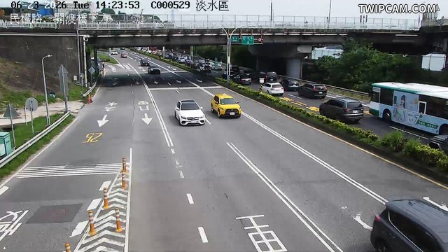 新北市道路 民權路、關渡橋下方 距離1.3公里