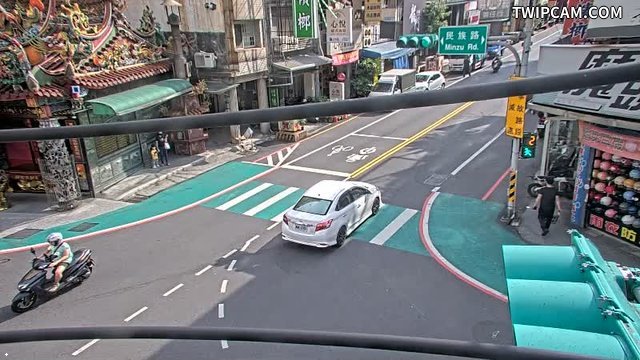 桃園市道路 (CCTV046)桃園區 中山路民族路口(逢生藥房前號誌桿) 距離788公尺