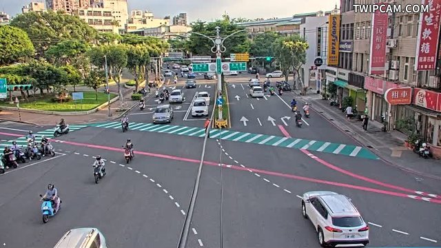 桃園市道路 (CCTV053)桃園區 永安路三民路口(文昌停車場牌面桿) 距離906公尺