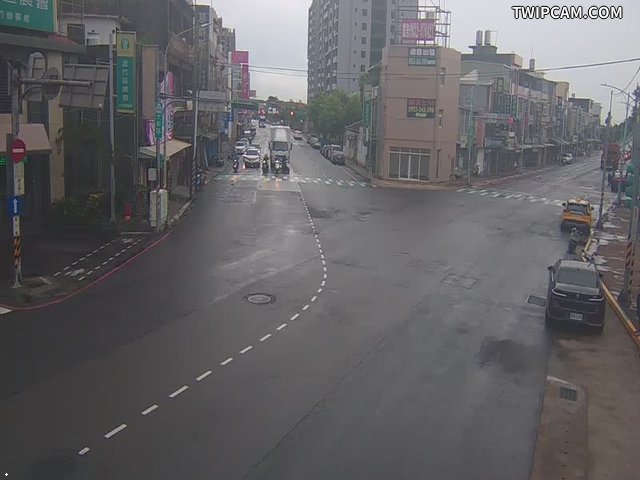 桃園市道路 大竹路與大新路口(西北)