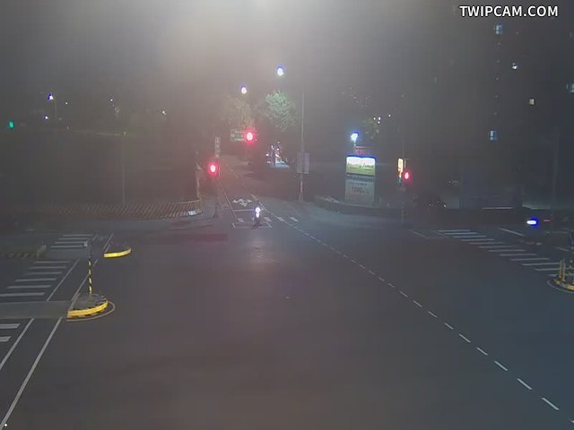 桃園市道路 (CCTV227)中壢區 領航北路一段與洽溪路(洽溪路東側車道號誌桿上往西) 氣溫28.3℃