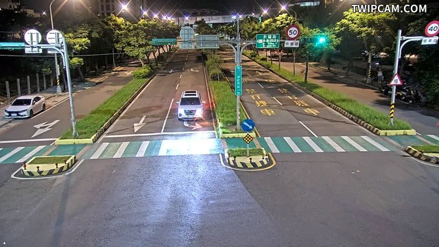 桃園市道路 (CCTV316)中壢區 領航南路一段-民權路四段 氣溫28.3℃