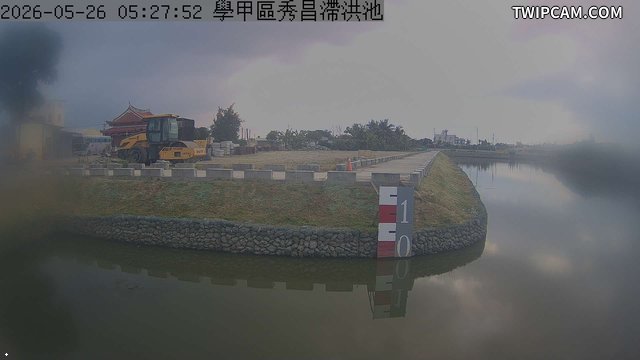 台南市道路 學甲區-秀昌滯洪池 距離2.6公里