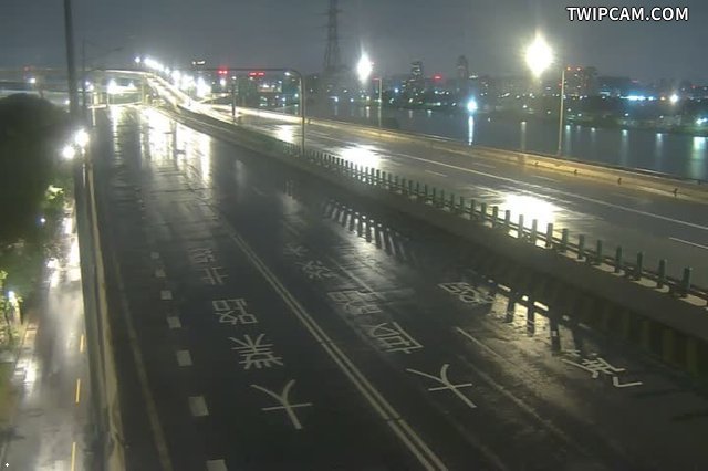 台北市道路 064-洲美快13號道路匝道前 距離1.3公里