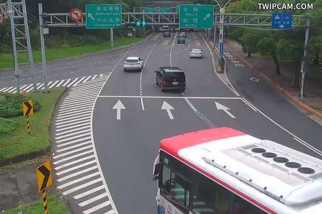 台北市道路 248-北安路-中山北路口 距離1.1公里