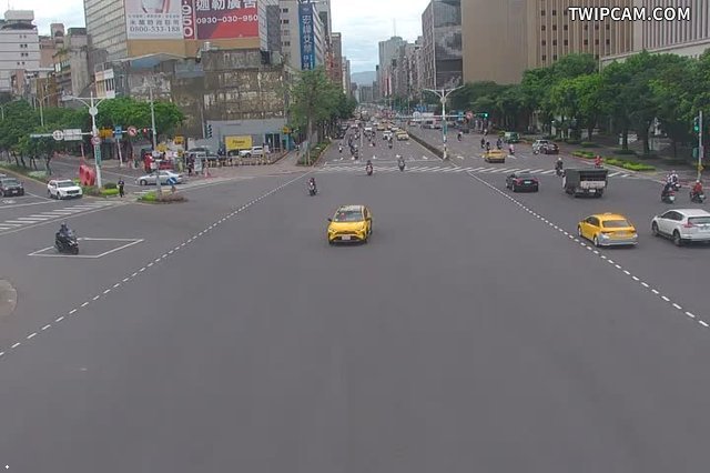 台北市道路 347-羅斯福-中山南-愛國路口