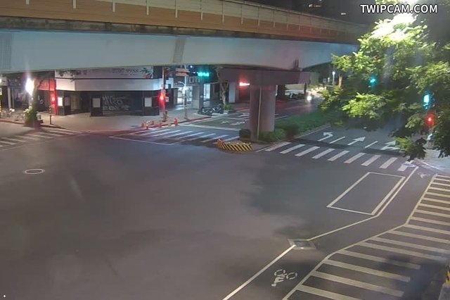 台北市道路 355-和平-敦化路口