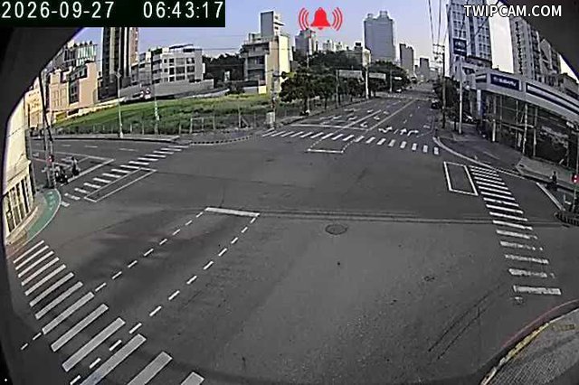 台中市道路 [07114]安和路/朝馬路(右側車流往臺灣大道),Anhe Rd./Chaoma Rd. (Right side Traffic flow to Taiwan Blvd) 距離563公尺