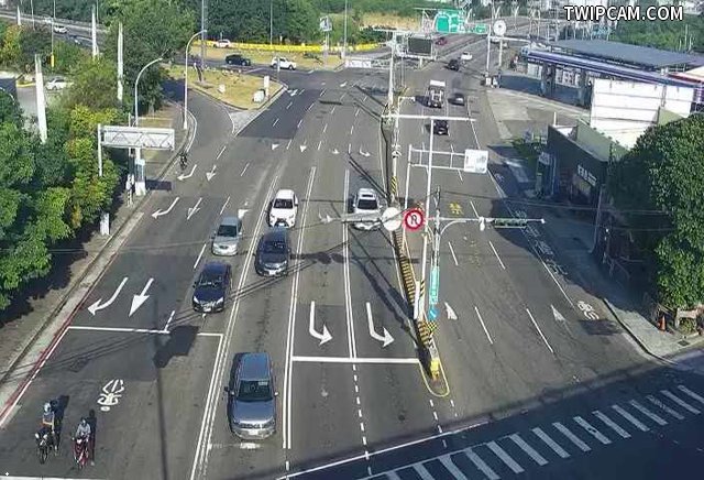台中市道路 [08139]五權西路/環中路(右側車流往工業區),Wuquan W. Rd/Huanzhong Rd (Right side Traffic flow to industrial area) 距離440公尺