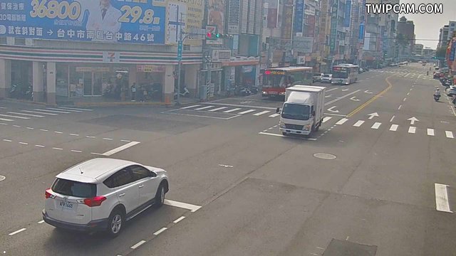 台中市道路 [01004]台中路/復興路(右側車流往建成路),Taichung Rd/Fuxing Rd (Right side Traffic flow to  Jiancheng Rd.) 距離1.1公里