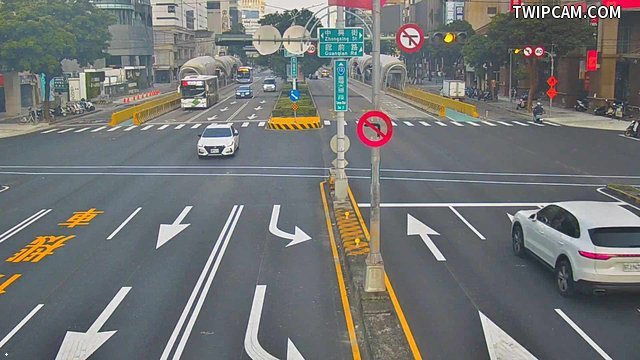 台中市道路 [03017]臺灣大道/館前路( 右側車流往台中交流道),Taiwan Blvd /Guanqian Rd. (Right side Traffic flow to Taichung Interchange) 距離947公尺