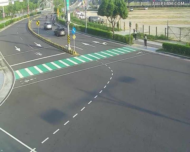 台中市道路 [07072]中科路/經貿八路(右側車流往環中路) Zhongke Rd/Jingmao 8th Rd (Right side Traffic flow to Huanzhong Rd) 距離909公尺