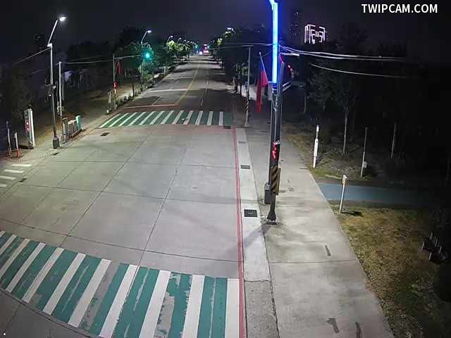 台中市道路 [07082]中科路/中央公園遊客中心(右側車流往河南路),Zhongke Rd/Taichung Central Park (Right side Traffic flow to Henan Rd) 距離1.0公里