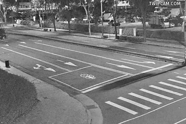 台中市道路 [06222(i)]大鵬路/經貿路(右側車流往凱旋路) Dapeng Rd./Jingmao Rd. (Right side Traffic flow to Kaixuan Rd.) 距離355公尺