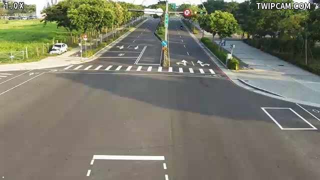 台中市道路 [07318]凱旋路/僑大路(右側車流往環中路)Kaixuan Rd./Qiao Da Rd.(Right side Traffic flow to Huanzhong Rd.) 距離451公尺