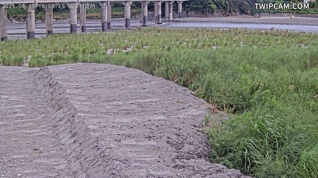 水利署水資源 第九河川分署 瑞美村堤防 槍型攝影機