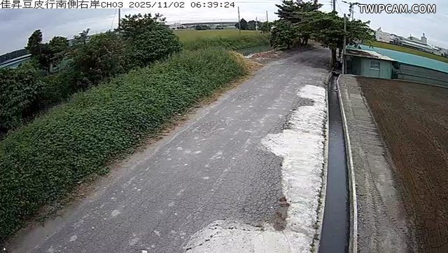 水利署水資源 雲林縣政府水利處 佳昇豆皮行南側右岸CH3 距離1.2公里