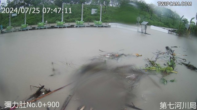 水利署水資源 第七河川分署 彌力肚堤防No.0+90 距離2.1公里