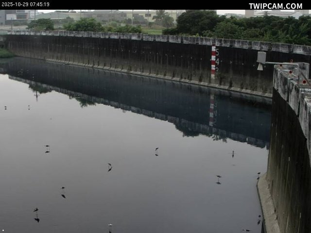 水利署水資源 臺南市政府水利局 永康排水分洪口水位影像 距離467公尺