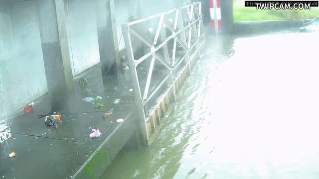 水利署水資源 第一河川分署 五結平行排水路防潮閘門外水位監視 距離1.1公里