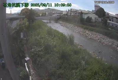 水利署水資源 台中市政府水利局 臺中韌性影像監視站-東勢區石角坑溪下游
