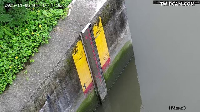 水利署水資源 第一河川分署 五結副閘排水防潮閘門外水位監視 距離1.3公里