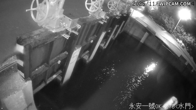 水利署水資源 第二河川分署 桃園市感潮段永安一號海堤 0K+278 監視器(內水) 距離6.8公里