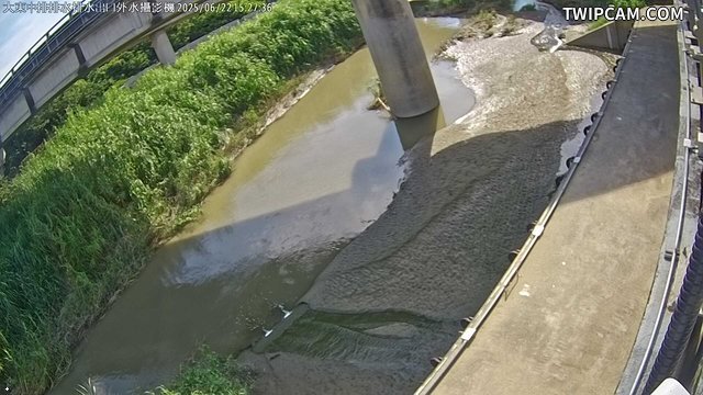 水利署水資源 第五河川分署 大東中排排水排水出口內水攝影機 距離2.5公里