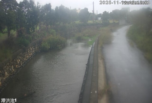水利署水資源 新竹縣政府水利科 滯洪池監控1影像 距離1.3公里