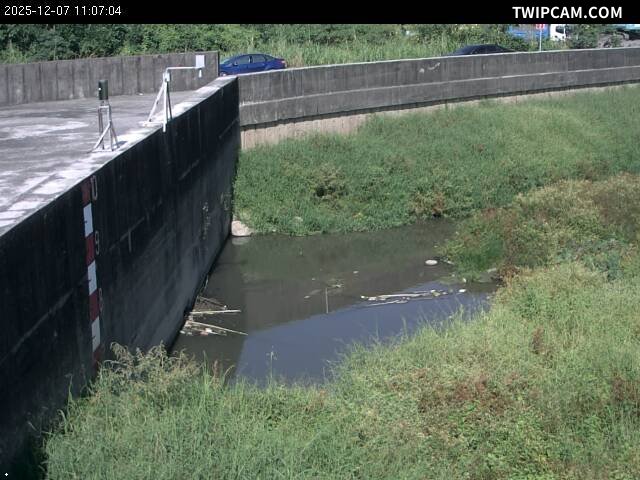 水利署水資源 臺南市政府水利局 港尾溝溪分洪口水位影像 距離989公尺