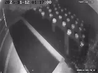 水利署水資源 屏東縣政府水利處 塭仔抽水站調節池監視器影格照片03 距離881公尺