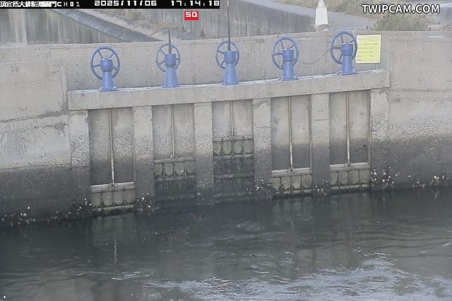 水利署水資源 雲林縣政府水利處 頂宜梧大排防潮閘門CH1 距離1.3公里