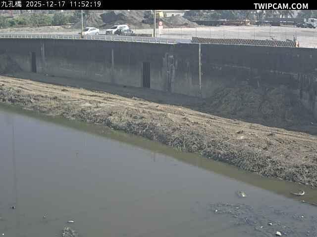 水利署水資源 高雄市政府水利局 九孔橋影像 氣溫16℃