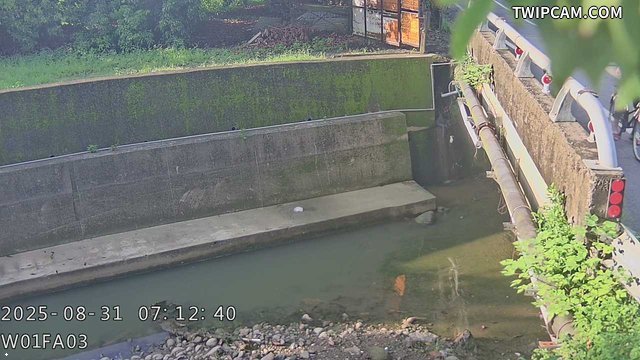 水利署水資源 台中市政府水利局 光興隆排水上游影像