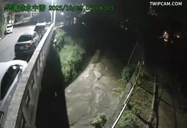 水利署水資源 台中市政府水利局 臺中韌性影像監視站-后里區旱溝排水中游 距離1.8公里