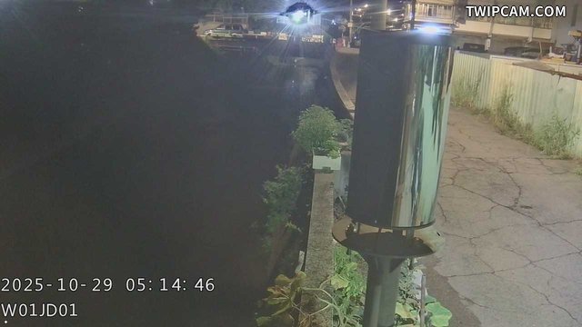 水利署水資源 台中市政府水利局 後溪底排水下游影像 距離949公尺