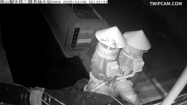 水利署水資源 雲林縣政府水利處 南山腳中排二簡易抽水站CH4 距離2公尺